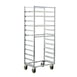 New Age 1333S 12 Pan Mobile Full Height Side Load Aluminum Bun / Sheet Pan Rack  1 image