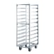 New Age 1336 1335 11 Pan Heavy Duty Aluminum Roll-In Refrigerator/Proofer Rack w/ 5" Bottom Load Slides 1 image