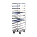 New Age 1336 1335 11 Pan Heavy Duty Aluminum Roll-In Refrigerator/Proofer Rack w/ 5" Bottom Load Slides 2 image