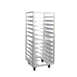 New Age 1635 12 Pan End Load Aluminum Universal  Bun / Sheet Pan Rack w/ 4-1/2" Bottom Load Slides 1 image