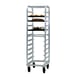 New Age 4333 Lifetime Series 12 Pan Mobile End Load Aluminum Bun / Sheet Pan Rack 2 image