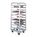 New Age 4337 Lifetime Series 11 Pan End Load Aluminum Roll-In Bun / Sheet Pan Rack  1 image