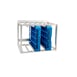 New Age 53082 Aluminum Wall Mounted Dish Rack Holder - 29"W x 18"D 2 image