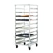 New Age 96058 10 Pan Aluminum Universal  Bun / Sheet Pan Rack w/ 6" Bottom Load Slides 2 image