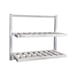 New Age 98301 Aluminum Two Tier T-Bar Wall Mounted Shelf - 36" x 16" 1 image