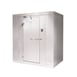Nor-Lake KL46 Indoor 4' X 6' Kold Locker™ Walk-In Panels Only with Floor 1 image
