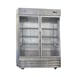Norpole NP2R-G 54" Two Section Reach-In Refrigerator w/ 2 Glass Doors, Bottom-Mount, 48 cu. ft. 1 image