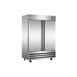 Norpole NP2R 54" Two Section Reach-In Refrigerator w/ 2 Solid Doors, Bottom-Mount, 48 cu. ft. 1 image
