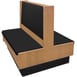 Oak Street ARST-4842-DBL-VSUB  48"L Double Plain Back Booth, Upholstered Back, 42" Height 1 image