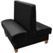 Oak Street HMT-4442-DBL 44"L Double Plain Back Booth, Fully Upholstered, 42" Height 1 image