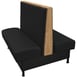 Oak Street MAR-4842-DBL 48"L Double Plain Back Booth, Upholstered Back, 42" Height 1 image
