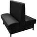 Oak Street MOR-4842-DBL 48"L Double Plain Back Booth, Fully Upholstered, 42" Height 1 image