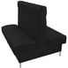 Oak Street MRGO-4842-DBL 48"L Double Plain Back Booth, Fully Upholstered with Headroll, 42" Height 1 image