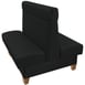 Oak Street REM-4842-DBL 48"L Double Plain Back Booth, Upholstered Back with Headroll, 42" Height 1 image