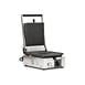 Omcan USA 11375 Single Sandwich Panini Grill w/ 9" x 10" Grooved Plates, 110V 1 image