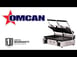 Omcan USA 42909 Single Sandwich Panini Grill w/ Timer, 11" x 10" Smooth Plates, 120V 2 image