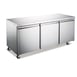 Omcan USA 50091 72" 3-Section Undercounter Refrigerator w/ 3 Doors, 15.5 cu. ft. 1 image