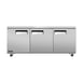 Omcan USA 58018 72" 3-Section Undercounter Refrigerator w/ 3 Doors, 11 cu ft 1 image
