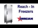 Omcan USA 59023 29" One Section Reach-In Freezer w/ Solid Door, Bottom Mount, 20 cu. ft. 6 image