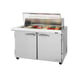Turbo Air PST-48-18-N-CL 48" Mega Top Sandwich/Salad Prep Table w/ 2 Doors, 18 Pans 1 image