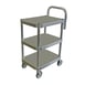 Prairie View AUC2424 Aluminum 3-Shelf Utility Cart - 24"W x 24"D x 36"H 1 image