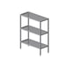 Prairie View SWT246048-3 Institutional All Welded 3-Shelf T-Bar Shelving Unit - 48" x 24" x 60" 1 image