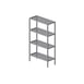Prairie View SWT247248-4 Institutional All Welded 4-Shelf T-Bar Shelving Unit - 48" x 24" x 72" 1 image