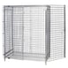 Quantum 2136-63SEC Chrome Stationary Security Unit with 2 Shelves, 21" x 36" x 63" 1 image