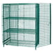 Quantum 2448-63SECP-2 Proform Green Epoxy Stationary Security Unit w/ 4 Shelves, 24" x 48" x 63" 1 image