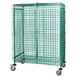 Quantum M2148-69SECP Proform Green Epoxy Mobile Security Cart w/ 2 Shelves, 21" x 48" x 69" 1 image