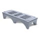 Quantum QFSD-2260 60" x 22" x 12" Plastic Ventilated Top Polymer Dunnage Rack with 4000 lb. Capacity 1 image