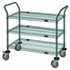 Quantum WRC-2142P-3 Wire Utility Rolling Storage Cart with 3 Shelves 1 image