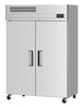 RefrigerationX XR47-2-N6 Two Section Reach-In Refrigerator w/ 2 Solid Doors, Top Mount, 42 cu. ft. 1 image