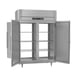 Victory RFSA-2D-S1-EW-PT-HC 58" 2-Section Pass-Thru Refrigerator/Freezer Combo w/ 4 Solid Doors, Aluminum Interior 4 image