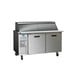 Randell 9272W-290 72" Two Section Mega Top Sandwich Prep Table w/ 2 Doors, 30 Pans 1 image