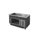 Randell RANFG IC-6 86" Ranserve FG Cold Food Table  w/ Enclosed Base, Ice-Cooled, (6) Pan 1 image