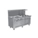 Royal Range of California RR-12-CC 72" Gas Restaurant Range w/ (12) Open Burners, (2) Convection Ovens, 420.000 BTU 1 image