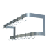 Sapphire Manufacturing SM-WR36 Wall-Mounted Pot Rack 1 image