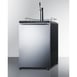 Summit SBC635M7SSHH 24" 1 Tower Draft Beer Cooler Dispenser, 5.6 cu. ft. 2 image
