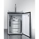 Summit SBC635M7SSHH 24" 1 Tower Draft Beer Cooler Dispenser, 5.6 cu. ft. 4 image