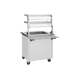 Delfield SCI-60-NU 60" Shelleysteel™ Ice-Cooled Cold Food Serving Counter w/ Enclosed Base, (4) Pan 1 image
