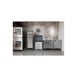 Scotsman MC0322SA-1/B322S Air Cooled Half Cube 356 lb Ice Machine with Bin, 370 lb Storage 6 image