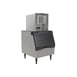 Scotsman MC0322SA-1/B330P/KBT27 Air Cooled Half Cube 356 lb Ice Machine with Bin, 344 lb Storage 1 image