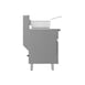 Serv-Ware SS-SGF-70L Floor Model LP Gas Full Pot Fryer, 75 lbs, 150.000 BTU 4 image