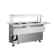 Delfield SH4C-96-NU 96"  Hot/Cold Serving Counter, (4) Hot & (1) Ice-Cooled Well 1 image