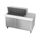 Beverage Air SPE60HC-18M 60" Mega Top Sandwich/Salad Prep Table w/ 2 Doors, 18 Pans, 16 cu. ft. 2 image