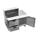 Beverage Air SPED48HC-12M-2 48" Mega Top Sandwich/Salad Prep Table w/ 2 Drawers & 1 Door, 12 Pans 3 image