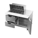 Beverage Air SPED48HC-12M-2 48" Mega Top Sandwich/Salad Prep Table w/ 2 Drawers & 1 Door, 12 Pans 4 image