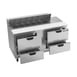 Beverage Air SPED60HC-12-4 60" Two Section Sandwich/Salad Prep Table w/ 4 Drawers, 12 Pans 5 image