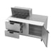 Beverage Air SPED60HC-12M-2 60" Mega Top Sandwich/Salad Prep Table w/ 2 Drawers & 1 Door, 12 Pans 4 image